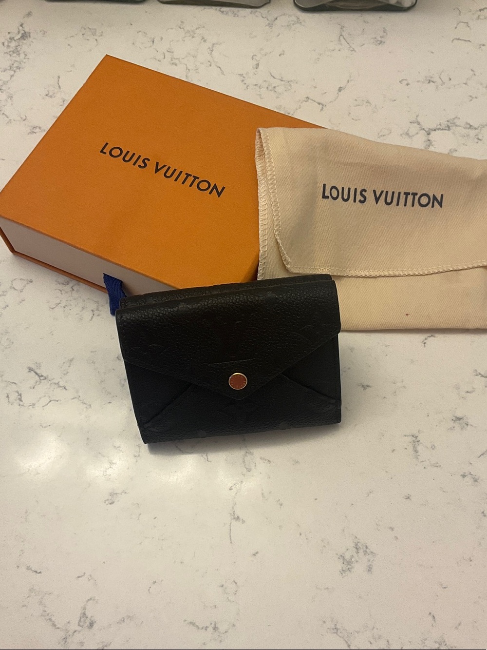 Louis Vuitton Black Celeste Wallet
